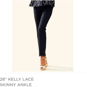 BNWT Black Lilly Pulitzer Lace Pants